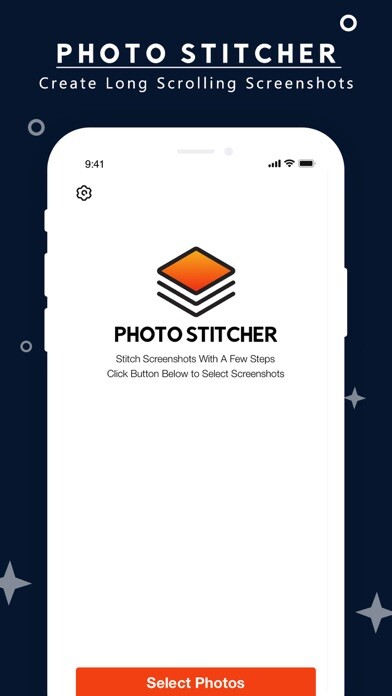 Emulate iPhone app PhotoStitcher-Pic Stitch Maker using MyAndroid