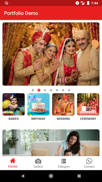 Run android online APK PhotoStudio Portfolio from MyAndroid or emulate PhotoStudio Portfolio using MyAndroid
