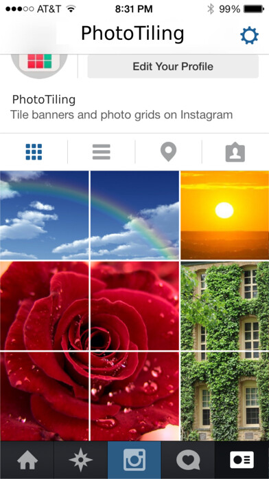 Emulate iPhone app PhotoTiling using MyAndroid Emulate iPhone app PhotoTiling using MyAndroid