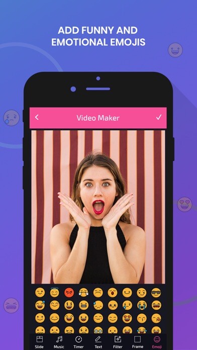 Emulate iPhone app Photo to Slideshow Video Maker using MyAndroid