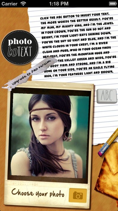Emulate iPhone app PhotoToText Lite using MyAndroid Emulate iPhone app PhotoToText Lite using MyAndroid