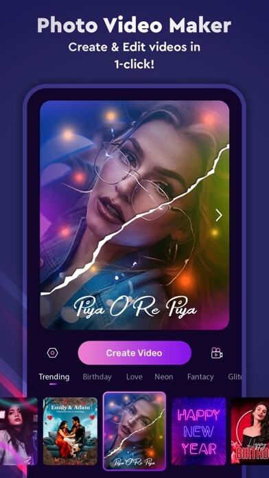 Emulate iPhone app Photo to Video Maker - Pixpoz using MyAndroid