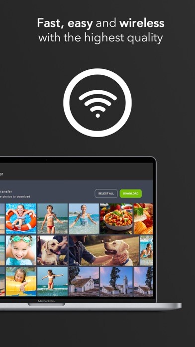 Emulate iPhone app Photo Transfer - Wireless/Wifi using MyAndroid