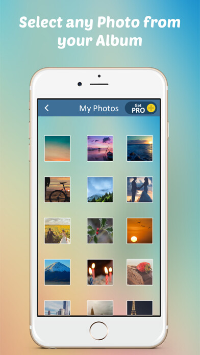 Emulate iPhone app Photo Upload Roll – Edit Photos and Save for Send using MyAndroid