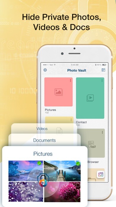 Emulate iPhone app Photo Vault - Hide Photos Pro using MyAndroid Emulate iPhone app Photo Vault - Hide Photos Pro using MyAndroid