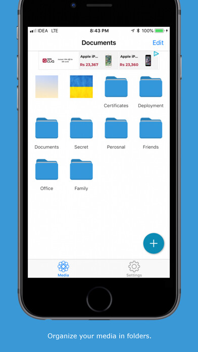 Emulate iPhone app Photo Vault - Hide you media using MyAndroid Emulate iPhone app Photo Vault - Hide you media using MyAndroid