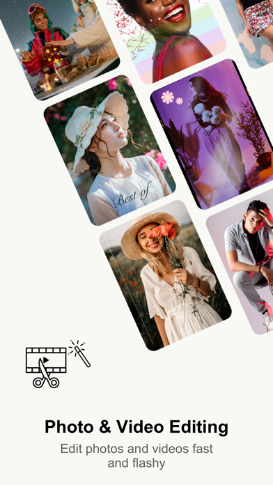 Emulate iPhone app Photo & Video + Collage Maker using MyAndroid