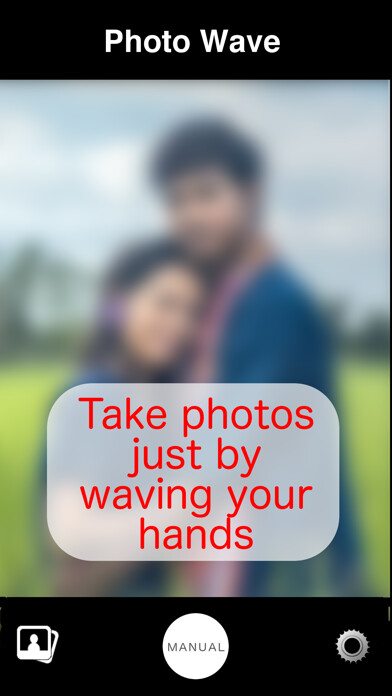 Emulate iPhone app Photo Wave -Pic by waving hand using MyAndroid Emulate iPhone app Photo Wave -Pic by waving hand using MyAndroid
