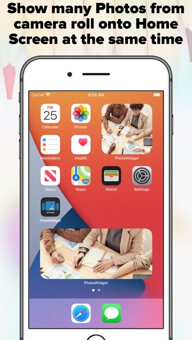 Emulate iPhone app Photo Widget - for photos using MyAndroid
