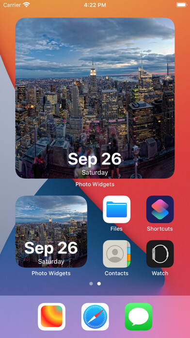 Emulate iPhone app Photo Widgets : Plus using MyAndroid Emulate iPhone app Photo Widgets : Plus using MyAndroid