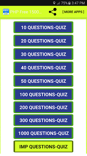 Run android online APK PHP Free 1500 Questions from MyAndroid or emulate PHP Free 1500 Questions using MyAndroid Run android online APK PHP Free 1500 Questions from MyAndroid or emulate PHP Free 1500 Questions using MyAndroid