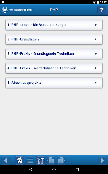 Run android online APK PHP - Grundlagen from MyAndroid or emulate PHP - Grundlagen using MyAndroid