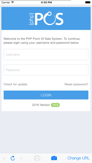 Run android online APK PHP Point Of Sale from MyAndroid or emulate PHP Point Of Sale using MyAndroid