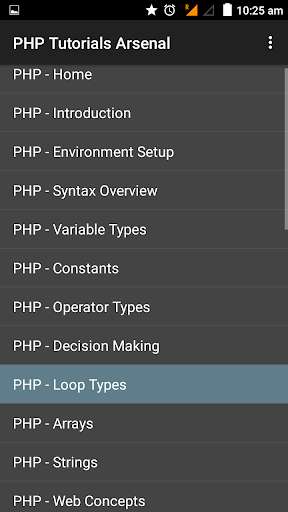 Run android online APK PHP Tutorials Arsenal from MyAndroid or emulate PHP Tutorials Arsenal using MyAndroid