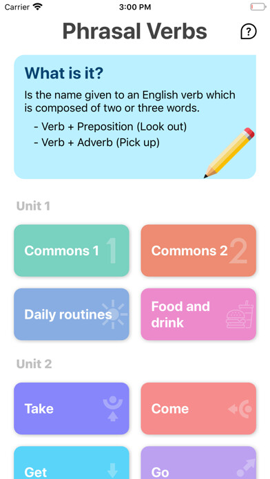 Emulate iPhone app Phrasal Verbs App using MyAndroid Emulate iPhone app Phrasal Verbs App using MyAndroid