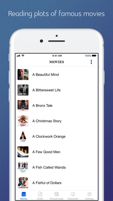 Emulate iPhone app Phrasal verbs through stories using MyAndroid Emulate iPhone app Phrasal verbs through stories using MyAndroid