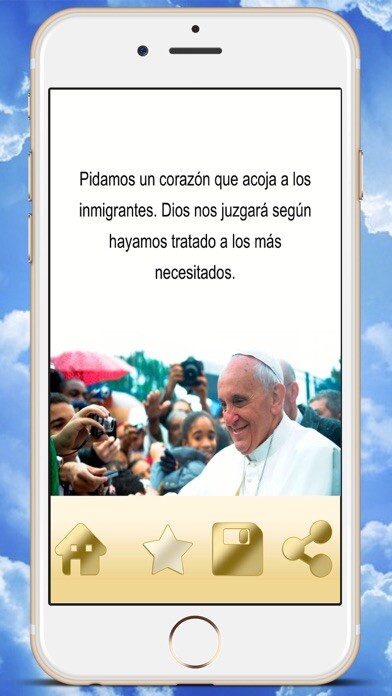 Emulate iPhone app Phrases in Spanish catholic best quotations - Pope Francisco edition using MyAndroid Emulate iPhone app Phrases in Spanish catholic best quotations - Pope Francisco edition using MyAndroid