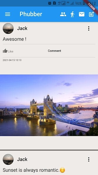Run android online APK Phubber from MyAndroid or emulate Phubber using MyAndroid