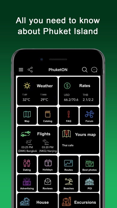 Emulate iPhone app Phuket ON: map, routes, dating using MyAndroid