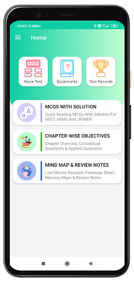 Run android online APK Physics Objective - NEET Guide from MyAndroid or emulate Physics Objective - NEET Guide using MyAndroid