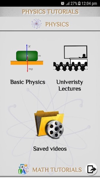 Run android online APK Physics - Tutorials - Lectures from MyAndroid or emulate Physics - Tutorials - Lectures using MyAndroid