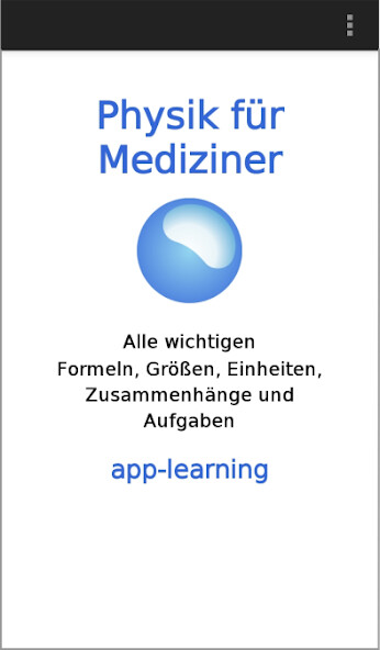 Run android online APK Physik für Mediziner from MyAndroid or emulate Physik für Mediziner using MyAndroid