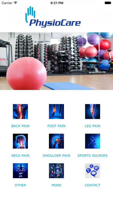 Emulate iPhone app PhysioCare using MyAndroid Emulate iPhone app PhysioCare using MyAndroid