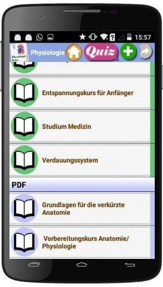 Run android online APK Physiologie Kurs from MyAndroid or emulate Physiologie Kurs using MyAndroid