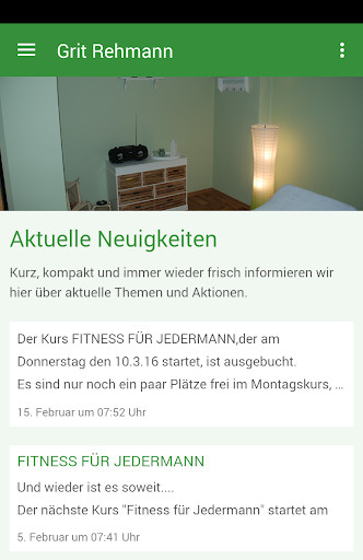 Run android online APK Physiotherapie Grit Rehmann from MyAndroid or emulate Physiotherapie Grit Rehmann using MyAndroid
