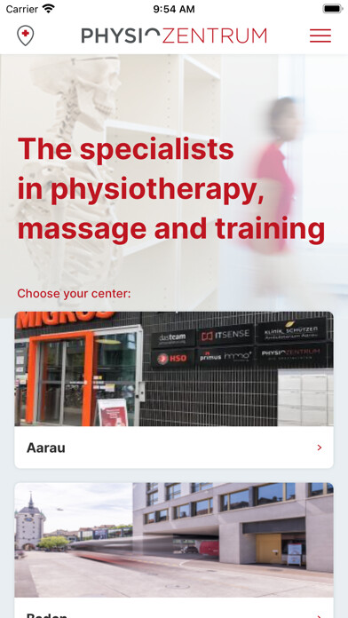 Emulate iPhone app Physiozentrum using MyAndroid Emulate iPhone app Physiozentrum using MyAndroid