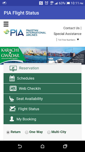 Run android online APK PIA Flight Status from MyAndroid or emulate PIA Flight Status using MyAndroid