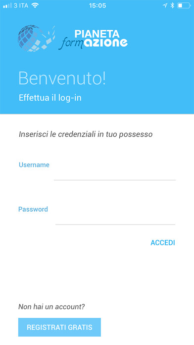 Emulate iPhone app Pianeta Formazione using MyAndroid Emulate iPhone app Pianeta Formazione using MyAndroid