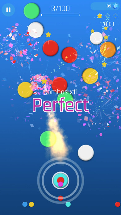 Emulate iPhone app Piano Ball - Music Tap Game using MyAndroid