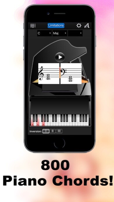 Emulate iPhone app Piano Chords Compass Lite LR using MyAndroid Emulate iPhone app Piano Chords Compass Lite LR using MyAndroid