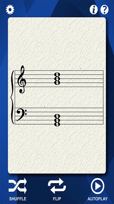 Emulate iPhone app Piano Chords Flash Cards using MyAndroid Emulate iPhone app Piano Chords Flash Cards using MyAndroid