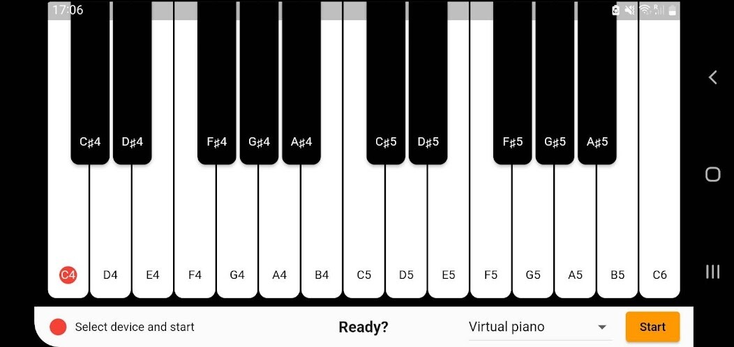 Run android online APK Piano Chords - Test from MyAndroid or emulate Piano Chords - Test using MyAndroid