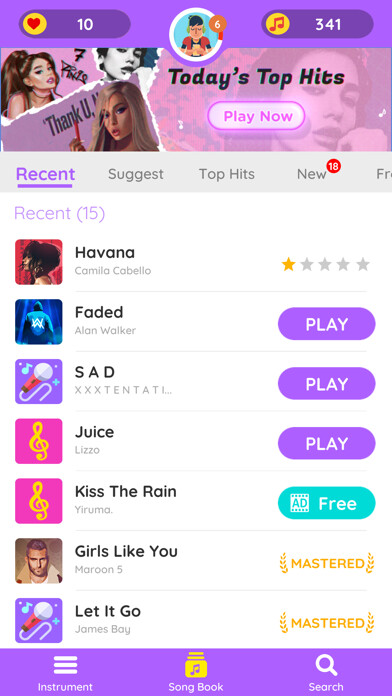 Emulate iPhone app Piano Classic 2 : Music Game using MyAndroid Emulate iPhone app Piano Classic 2 : Music Game using MyAndroid