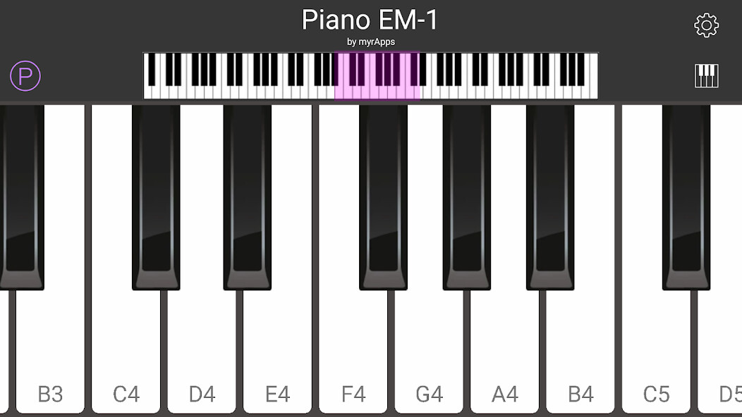 Run android online APK Piano EM-1 from MyAndroid or emulate Piano EM-1 using MyAndroid