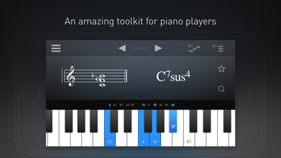 Emulate iPhone app Piano Handbook - Piano Toolkit with Chords and Scales using MyAndroid Emulate iPhone app Piano Handbook - Piano Toolkit with Chords and Scales using MyAndroid