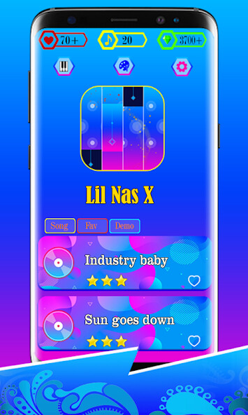 Run android online APK Piano Lil Nas X  tiles game from MyAndroid or emulate Piano Lil Nas X  tiles game using MyAndroid