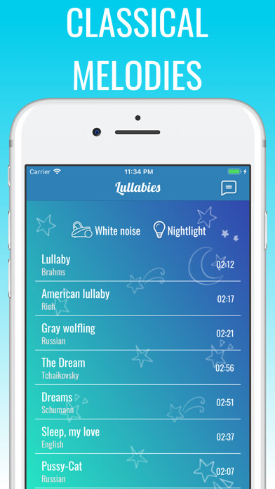 Emulate iPhone app Piano lullabies, white noise using MyAndroid Emulate iPhone app Piano lullabies, white noise using MyAndroid