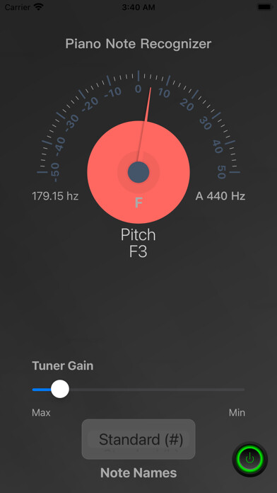 Emulate iPhone app Piano Note Recognizer using MyAndroid Emulate iPhone app Piano Note Recognizer using MyAndroid