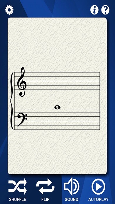 Emulate iPhone app Piano Notes Flash Cards using MyAndroid Emulate iPhone app Piano Notes Flash Cards using MyAndroid