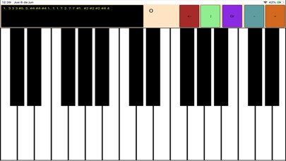 Emulate iPhone app Piano/Teclado JianPu using MyAndroid