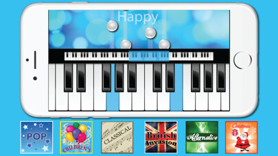 Emulate iPhone app Piano with Songs using MyAndroid