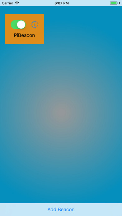 Emulate iPhone app PiBeacon - mobile edition using MyAndroid