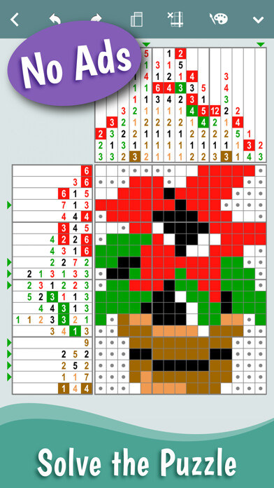 Emulate iPhone app Pic-a-Pix: Nonogram Color using MyAndroid Emulate iPhone app Pic-a-Pix: Nonogram Color using MyAndroid