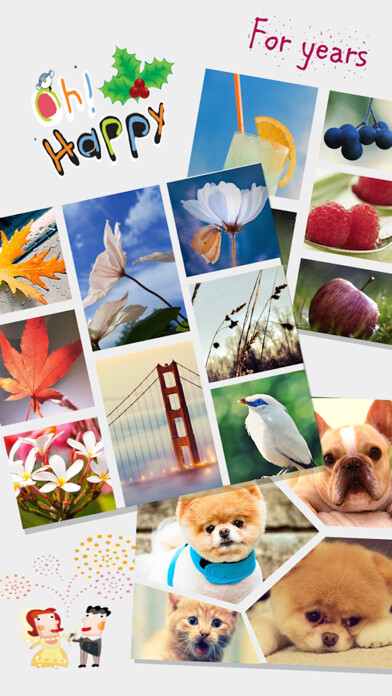 Emulate iPhone app Pic-Artist Collage using MyAndroid