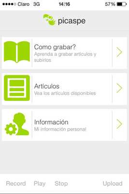 Emulate Android APK Picaspi Locutor