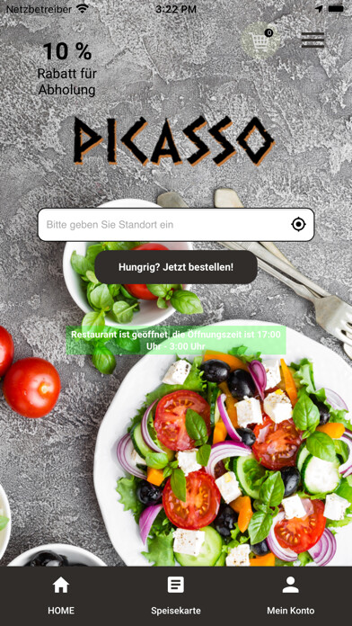 Emulate iPhone app Picasso Wupertal using MyAndroid
